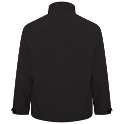 Geaca impermeabila de culoare neagra - SOFT SHELL PANELLED  2XL 3XL 4XL 5XL 6XL 7XL