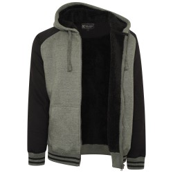 Hanorac imblanit RAGLAN ZIP THRU KAKI - 2XL 3XL 4XL 5XL 6XL 7XL